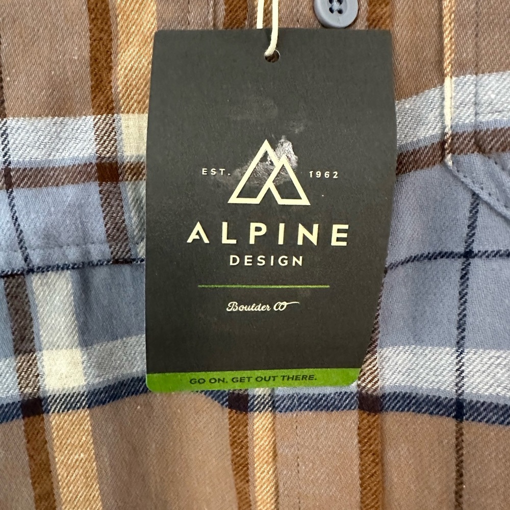 Alpine Design Flannel Shirt - NWT - Picture 6 of 6